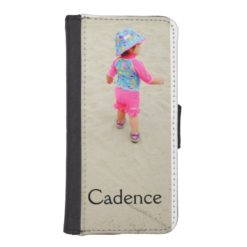 Customizable photo and name wallet case