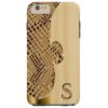 Customize this faux gold and snakeskin tough iPhone 6 plus case
