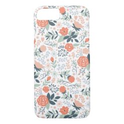 Cute Floral Pattern Girly iPhone 7 Case