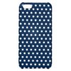 Cute Navy Blue and White Polka Dots iPhone 5C Cover