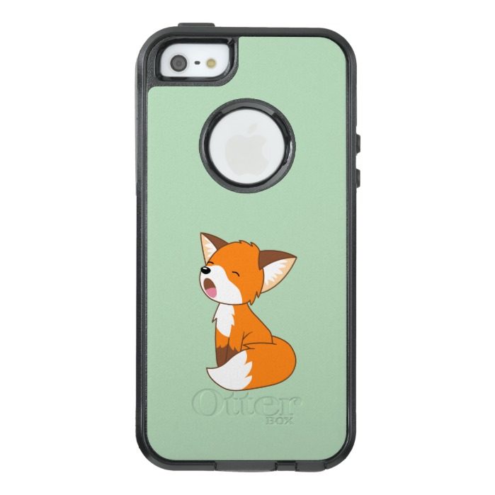 Cute Sleepy Little Fox OtterBox iPhone 5/5s/SE Case