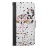 Cute geometric Flamingo abstract design iPhone 6/6s Plus Wallet Case