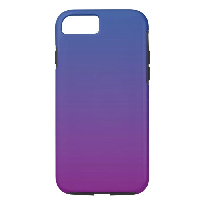 Dark Blue & Purple Ombre iPhone 7 Case