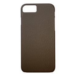 Dark Brown Leather Look iPhone 7 case