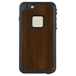 Dark Walnut Brown Bamboo Wood Grain Look LifeProof? FR?? iPhone 6/6s Plus Case
