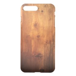 Dark Wood Grain Woodgrain Wood Look Pattern iPhone 7 Plus Case