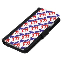 Democrat Donkey Pattern iPhone 6/6s Wallet Case