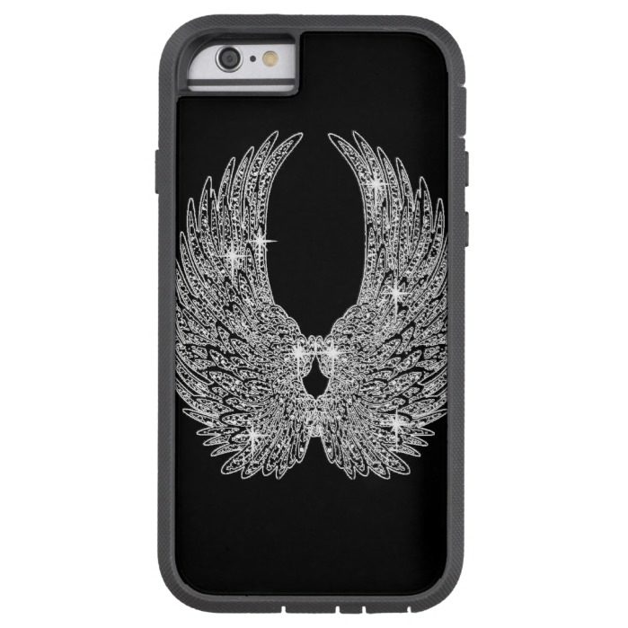 Diamond Bling Angel Wings Tough Xtreme iPhone 6 Case