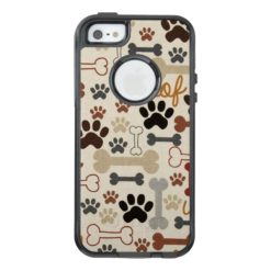 Dog Bones and Paws Otterbox Commuter Phone Case