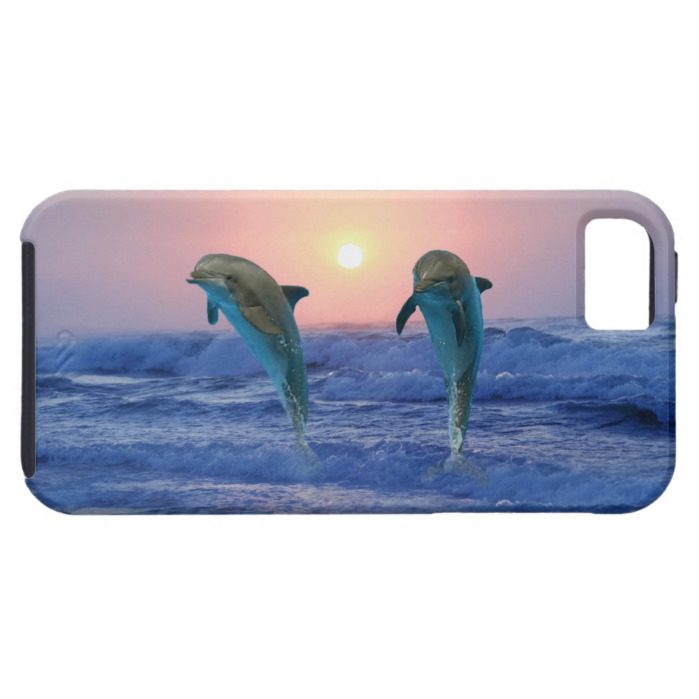 Dolphins at sunrise iPhone SE/5/5s case
