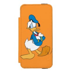 Donald Duck | Standing Arms Crossed iPhone SE/5/5s Wallet Case