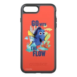 Dory & Nemo | Go with the Flow Watercolor Graphic OtterBox Symmetry iPhone 7 Plus Case
