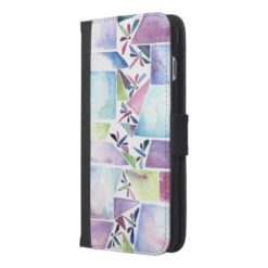 Dragonfly Watercolor iPhone 6/6s Plus Wallet Case