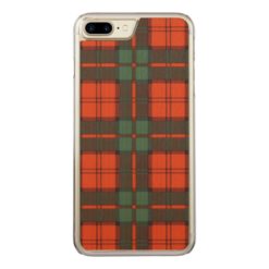 Dunbar clan Plaid Scottish tartan Carved iPhone 7 Plus Case