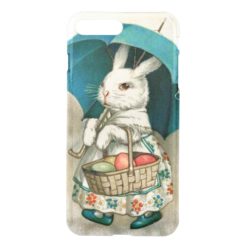 Easter Bunny Basket Colored Egg Umbrella iPhone 7 Plus Case