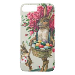Easter Bunny Dad Child Rose Basket Egg iPhone 7 Plus Case