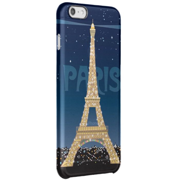 Eiffel Tower Sparkle iPhone 6/6S Plus Clear Case