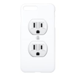Electric Plug Wall Outlet Fun Color iPhone 7 Plus Case