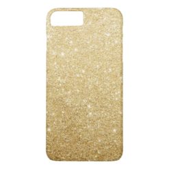 Elegant Faux Gold Glitter Luxury iPhone 7 Plus Case