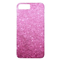 Elegant Faux Pink Glitter Luxury iPhone 7 Plus Case