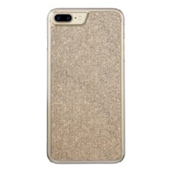 Elegant Silver Glitter Carved iPhone 7 Plus Case