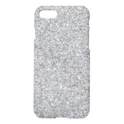 Elegant Silver Glitter iPhone 7 Case