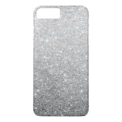 Elegant Silver Glitter iPhone 7 Plus Case