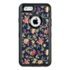 Elegant Vintage Blue Rose Floral OtterBox Defender iPhone Case