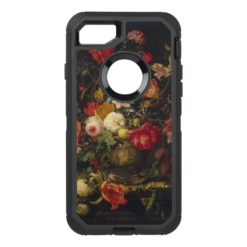 Elegant Vintage Floral Vase OtterBox Defender iPhone 7 Case