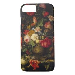 Elegant Vintage Floral Vase iPhone 7 Case