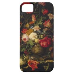 Elegant Vintage Floral Vase iPhone Case