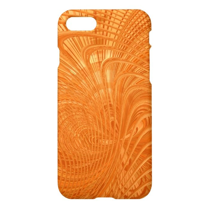 Elegant orange abstract Art Case