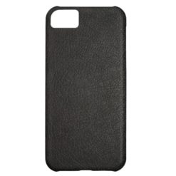 Faux Black Leather iPhone 5c Case