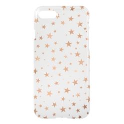 Faux Rose Gold Stars iPhone 7 Case