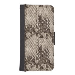 Faux Snakeskin Print iPhone SE/5/5s Wallet Case