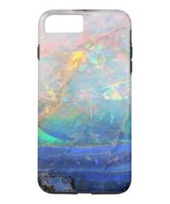 Faux opal gem gemstone mineral bling bokeh hipster iPhone 7 plus case