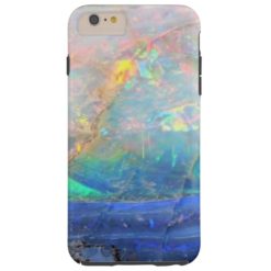 Faux opal gem gemstone mineral bling bokeh hipster tough iPhone 6 plus case