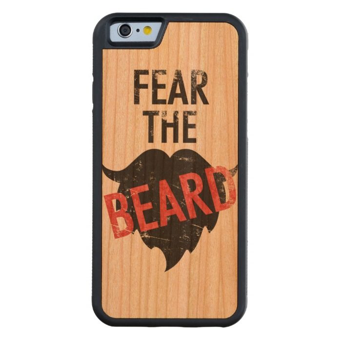 Fear the beard Carved cherry iPhone 6 bumper case