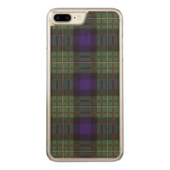 Ferguson clan Plaid Scottish tartan Carved iPhone 7 Plus Case