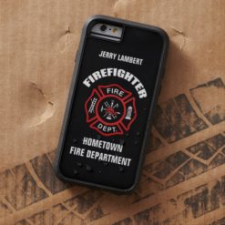 Firefighter Name Template Tough Xtreme iPhone 6 Case