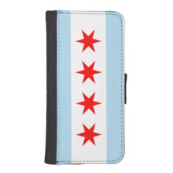 Flag of Chicago iPhone SE/5/5s Wallet