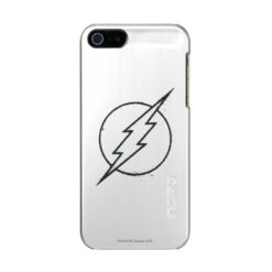 Flash Bolt Grunge BW Metallic iPhone SE/5/5s Case