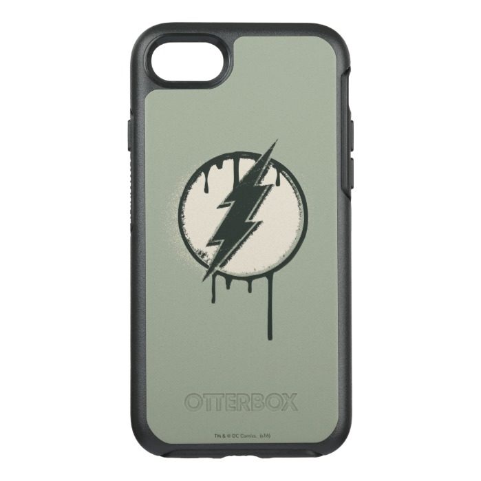 Flash Bolt Paint Grunge OtterBox Symmetry iPhone 7 Case