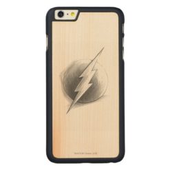 Flash Insignia Carved Maple iPhone 6 Plus Case
