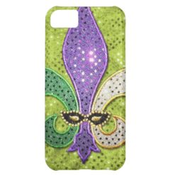 Fleur De Lis New Orleans Jewel Sparkle iPhone 5C Cover