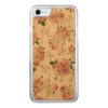 Floral pattern wooden iphone Carved iPhone 7 case