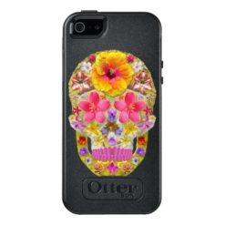 Flower Skull 4 - Tropical OtterBox iPhone 5/5s/SE Case