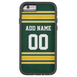 Football Jersey with Custom Name Number Tough Xtreme iPhone 6 Case