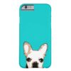 French Bulldog Turquoise Pop Art Barely There iPhone 6 Case