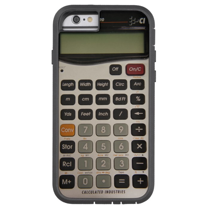 Save 20% Off | Funny Architectural Calculator Tough Xtreme iPhone 6 Case -  Case Plus
